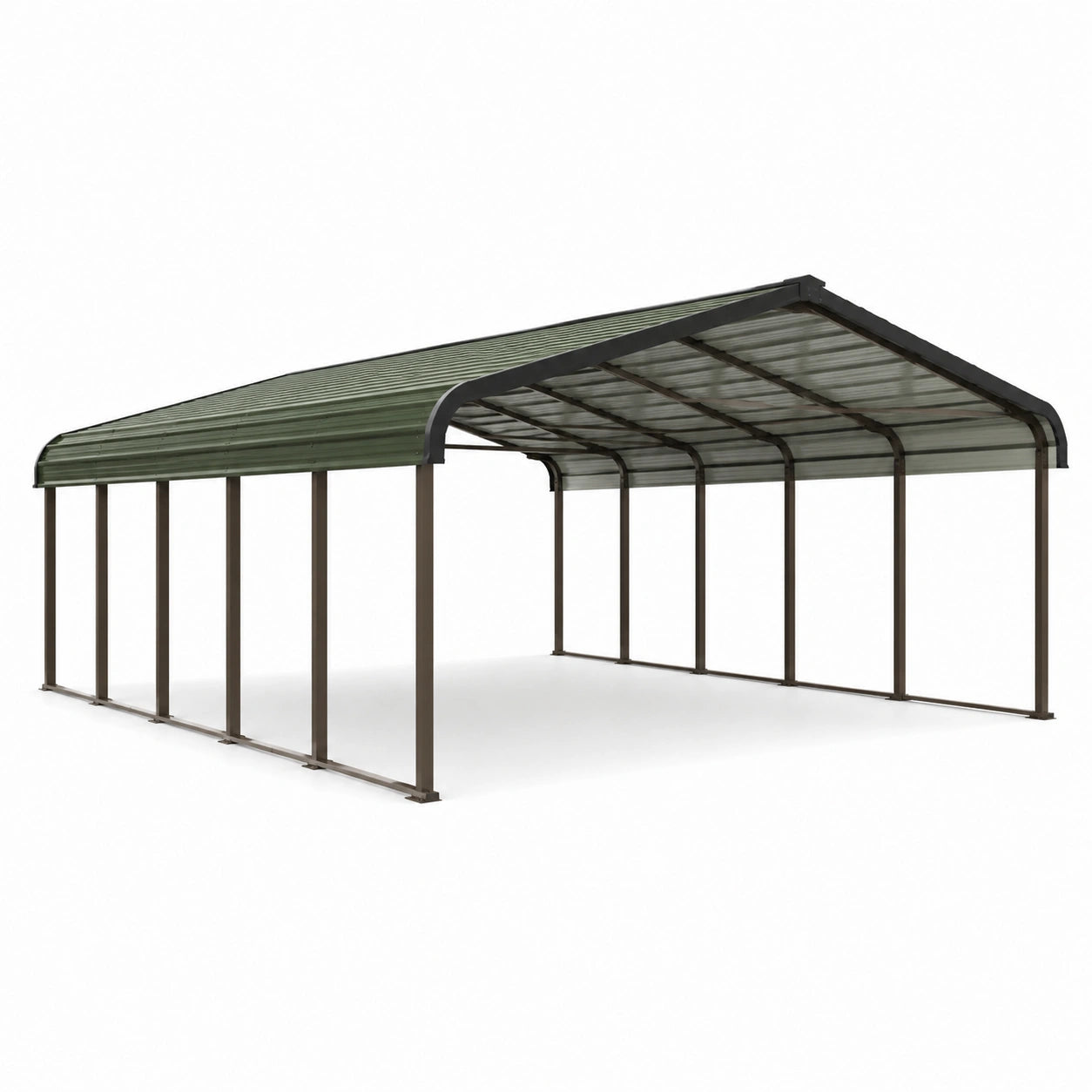 Tettoia in Metallo 5,9m x 3,7m Verde